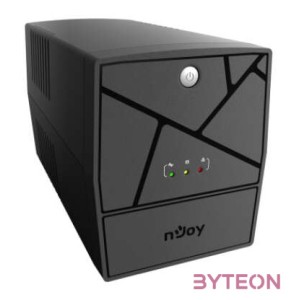 NJOY Szünetmentes  1000VA - Keen 1000 USB (4 Schuko, line-interaktív, USB menedzsment, RJ11,45 vonalvédelem, fekete)