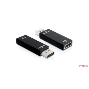 Delock Displayport 1.1 male - HDMI female passzív - Fekete