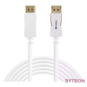 Sandberg Kábel - DisplayPort (2m DP 1.4 8K,60Hz fehér)