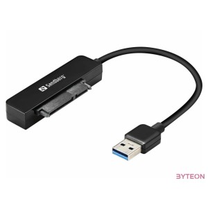 Sandberg Kábel Átalakító - USB3.0 to SATA Link (fekete USB bemenet - SATA 2,5 kimenet max.5 Gbit,sec)