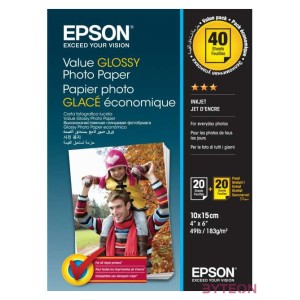 Epson Value Glossy Photo Paper 10x15cm 20 sheet
