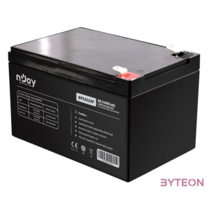 NJOY Szünetmentes akkumulátor - GP12122F (12V,12Ah, T2,F2, zárt, gondozás mentes, AGM)