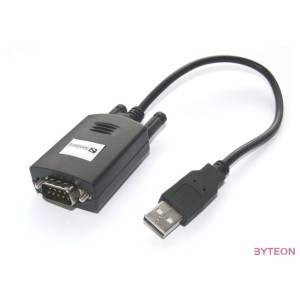 Sandberg Kábel Átalakító - USB to Serial Link (fekete USB bemenet - RS232 9pin kimenet 30cm)