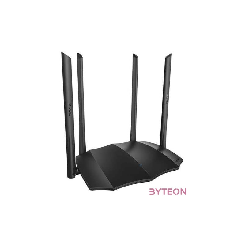 Tenda AC8 vezetéknélküli router Kétsávos (2,4 GHz , 5 GHz) Gigabit Ethernet Fekete