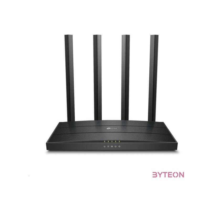 TP-LINK Archer C80 vezetéknélküli router Kétsávos (2,4 GHz , 5 GHz) Gigabit Ethernet Fekete