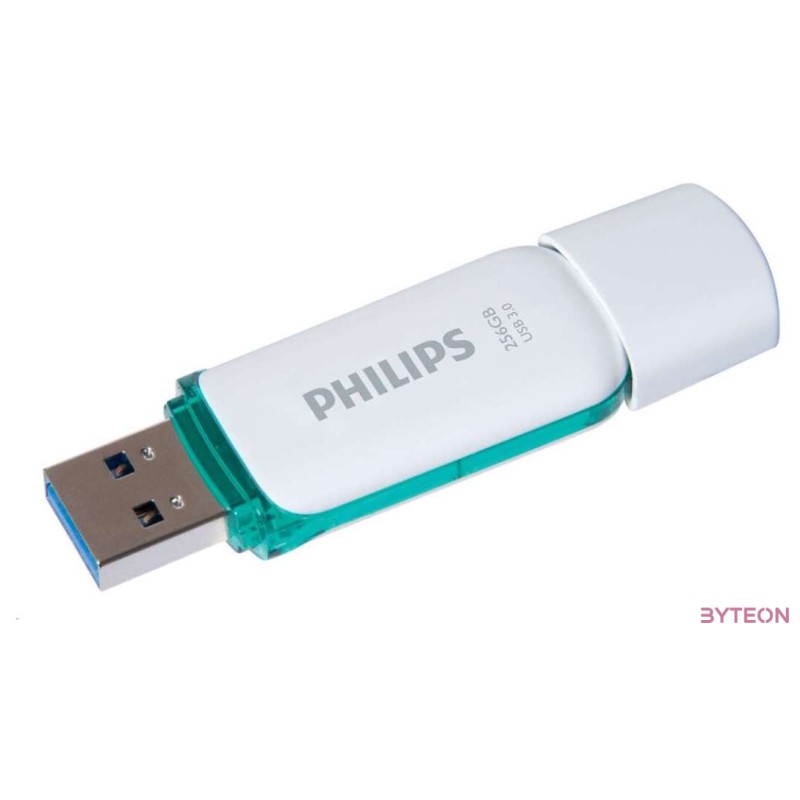 Philips FM25FD75B USB flash meghajtó 256 GB USB A típus 3.2 Gen 1 (3.1 Gen 1) Türkizkék, Fehér