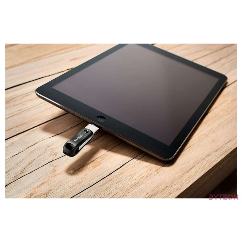 Sandisk iXpand Go 256GB USB 3.0, Lightning szürke-ezüst pendrive