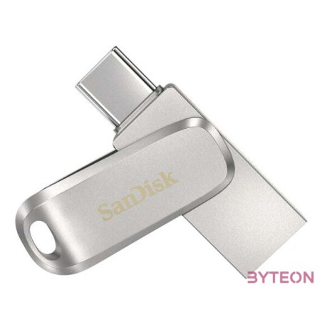 Sandisk Ultra Dual Drive Luxe USB flash meghajtó 256 GB USB Type-A , USB Type-C 3.2 Gen 1 (3.1 Gen 1) Rozsdamentes acél