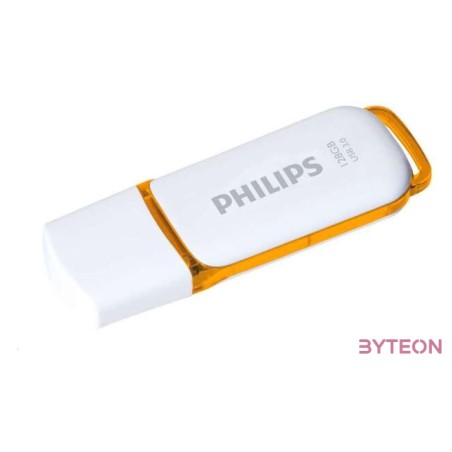 Philips FM12FD75B,00 USB flash meghajtó 128 GB USB A típus 3.2 Gen 1 (3.1 Gen 1) Narancssárga, Fehér