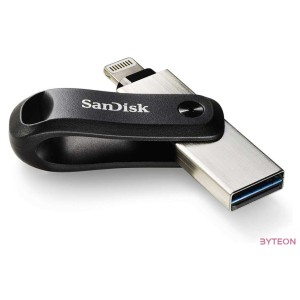 Sandisk iXpand Go 256GB USB 3.0, Lightning szürke-ezüst pendrive