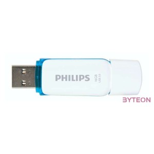 Philips FM16FD75B,00 USB flash meghajtó 16 GB USB A típus 3.2 Gen 1 (3.1 Gen 1) Fehér