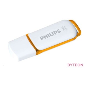 Philips FM12FD75B,00 USB flash meghajtó 128 GB USB A típus 3.2 Gen 1 (3.1 Gen 1) Narancssárga, Fehér