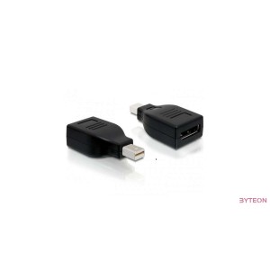 Displayport mini 1.2 apa - Displayport 1.2 anya (Delock) - Fekete