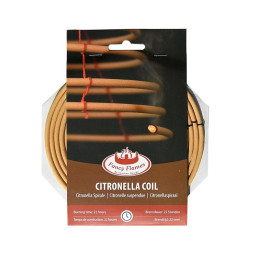 Citronella függő szúnyogriasztó spirál, 11,5 cm