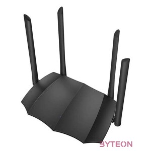 Tenda AC8 vezetéknélküli router Kétsávos (2,4 GHz , 5 GHz) Gigabit Ethernet Fekete