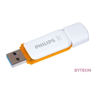 Philips FM12FD75B,00 USB flash meghajtó 128 GB USB A típus 3.2 Gen 1 (3.1 Gen 1) Narancssárga, Fehér
