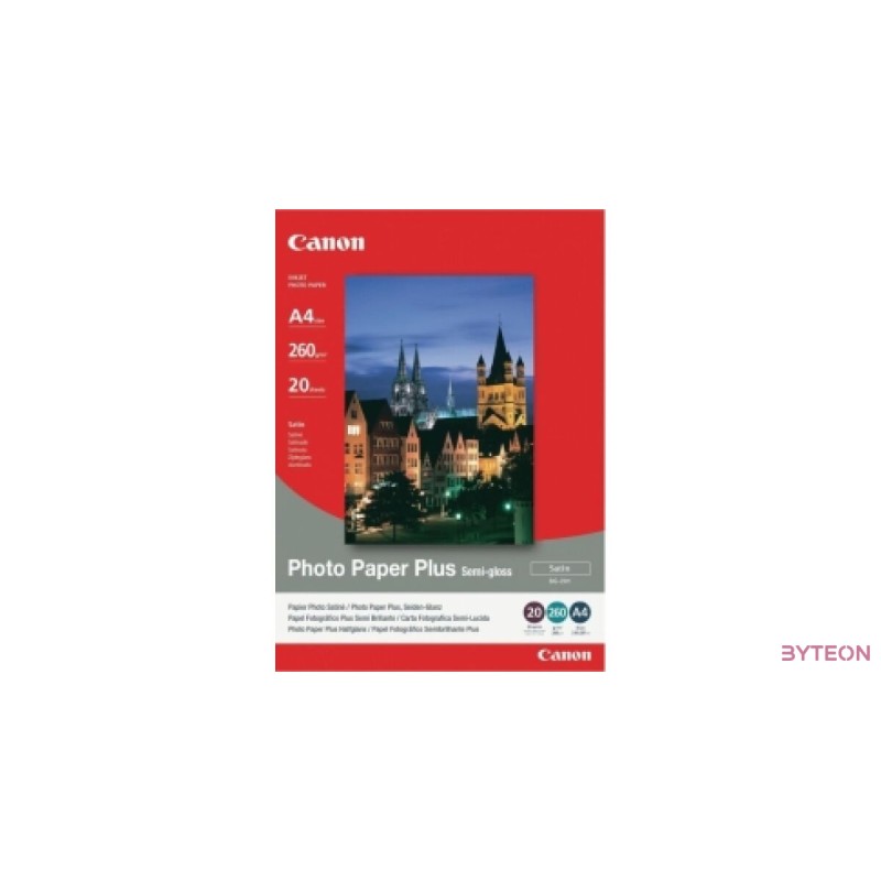 Canon Plus Semi-gloss SG-201 [A4, 260g, félfényes, 20db]