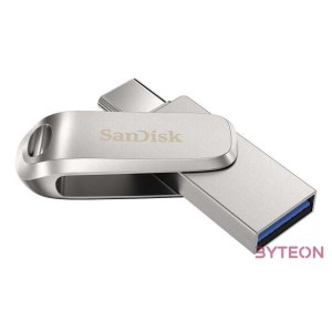 Sandisk Ultra Dual Drive Luxe USB flash meghajtó 512 GB USB Type-A , USB Type-C 3.2 Gen 1 (3.1 Gen 1) Rozsdamentes acél