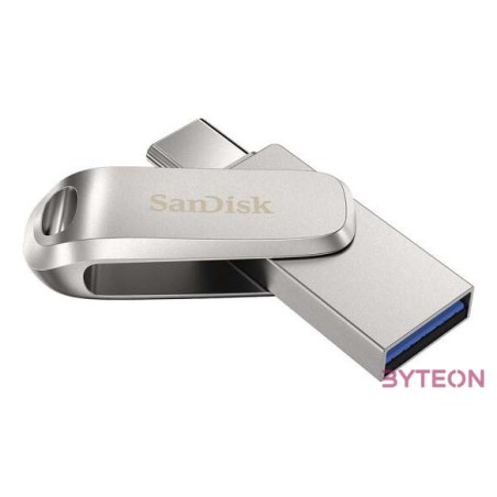 Sandisk Ultra Dual Drive Luxe USB flash meghajtó 512 GB USB Type-A , USB Type-C 3.2 Gen 1 (3.1 Gen 1) Rozsdamentes acél