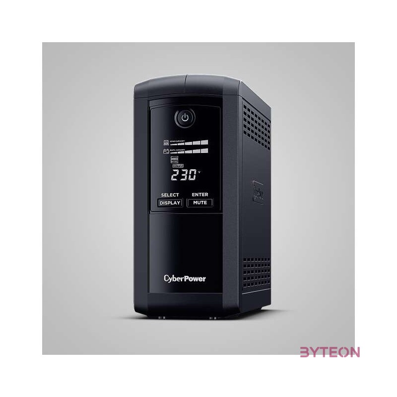 CyberPower VP700ELCD szünetmentes tápegység (UPS) Vonal interaktív 700 VA 390 W 3 AC kimenet(ek)