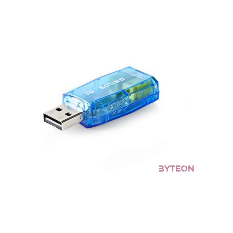 Nedis USCR10051BU hangkártya 5.1 csatornák USB