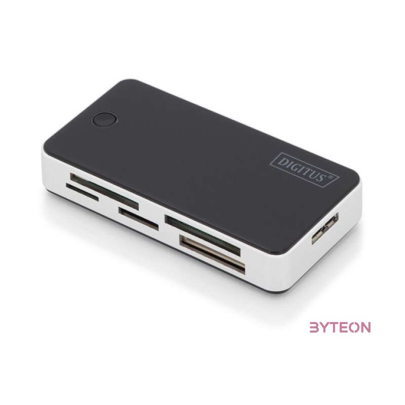 Digitus DA-70330-1 kártyaolvasó Fekete, Fehér USB 3.2 Gen 1 (3.1 Gen 1)