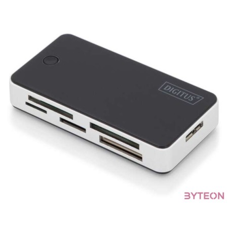 Digitus DA-70330-1 kártyaolvasó Fekete, Fehér USB 3.2 Gen 1 (3.1 Gen 1)