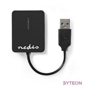 Nedis CRDRU2300BK kártyaolvasó Belső Fekete USB 2.0