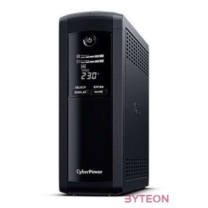 CyberPower VP1600ELCD szünetmentes tápegység (UPS) Vonal interaktív 1600 VA 960 W 4 AC kimenet(ek)