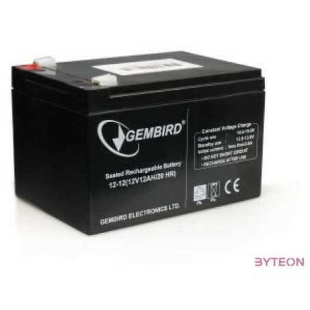 Gembird BAT-12V12AH UPS akkumulátor Zárt savas ólom (VRLA) 12 V 12 Ah