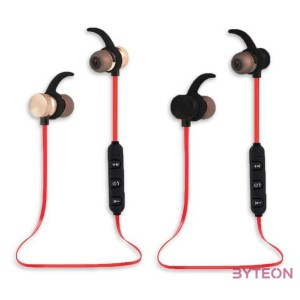 Esperanza EH186K fejhallgató és headset Hallójárati Fekete, Vörös Bluetooth