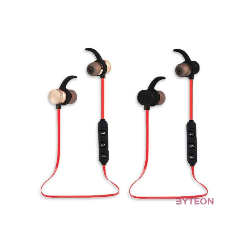 Esperanza EH186K fejhallgató és headset Hallójárati Fekete, Vörös Bluetooth