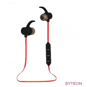 Esperanza EH186K fejhallgató és headset Hallójárati Fekete, Vörös Bluetooth