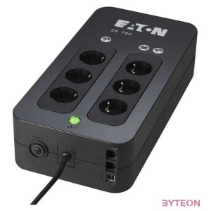 Eaton 3S700D szünetmentes tápegység (UPS) Készenléti állapot (offline) 700 VA 420 W 8 AC kimenet(ek)