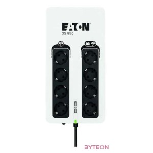 Eaton 3S850D szünetmentes tápegység (UPS) Készenléti állapot (offline) 850 VA 510 W 8 AC kimenet(ek)