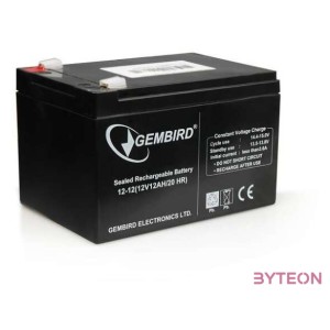 Gembird BAT-12V12AH UPS akkumulátor Zárt savas ólom (VRLA) 12 V 12 Ah
