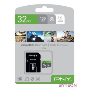 PNY Elite memóriakártya 32 GB MicroSDHC Class 10