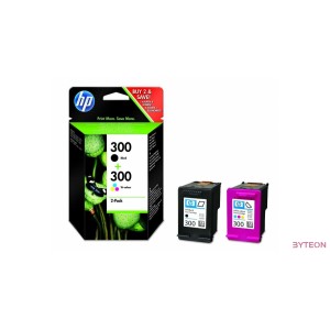 HP 300 (CN637EE) - Fekete + Színes
