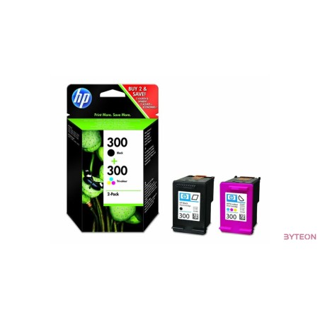 HP 300 (CN637EE) - Fekete + Színes