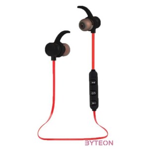 Esperanza EH186K fejhallgató és headset Hallójárati Fekete, Vörös Bluetooth