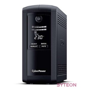 CyberPower VP700ELCD szünetmentes tápegység (UPS) Vonal interaktív 700 VA 390 W 3 AC kimenet(ek)