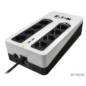 Eaton 3S850D szünetmentes tápegység (UPS) Készenléti állapot (offline) 850 VA 510 W 8 AC kimenet(ek)