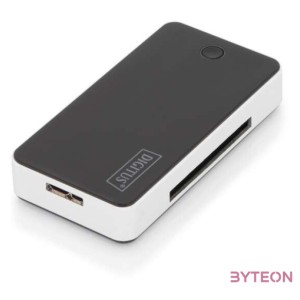 Digitus DA-70330-1 kártyaolvasó Fekete, Fehér USB 3.2 Gen 1 (3.1 Gen 1)