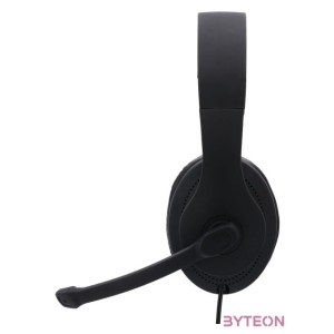 Hama HS-USB300 Headset Beanie Fekete USB A típus