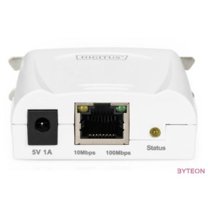 Digitus DN-13001-1 nyomtatószerver Fehér Ethernet LAN