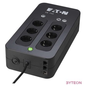 Eaton 3S700D szünetmentes tápegység (UPS) Készenléti állapot (offline) 700 VA 420 W 8 AC kimenet(ek)