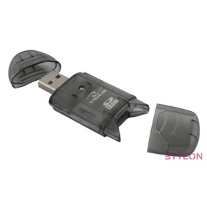 TITANUM TA101K kártyaolvasó Fekete USB 2.0