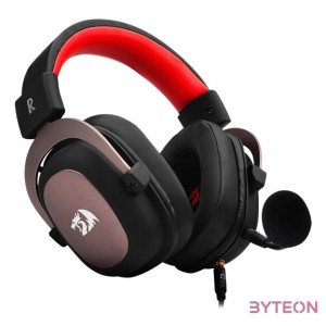 REDRAGON H510 Zeus Headset Fejpánt Bézs, Fekete, Vörös 3,5 mm-es csatlakozó