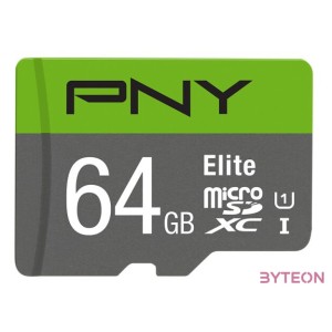 PNY Elite memóriakártya 64 GB MicroSDXC Class 10