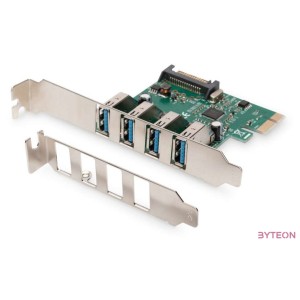 Digitus DS-30221-1 hálózati kártya USB 5000 Mbit,s Belső